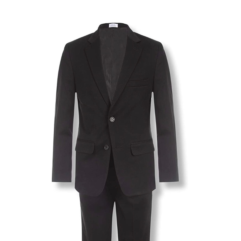 Calvin Klein boys black suit